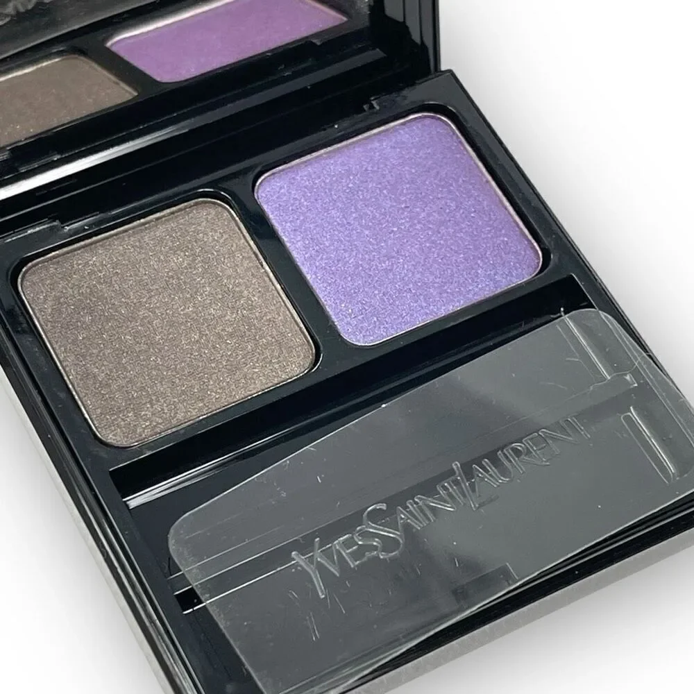 Yves Saint Laurent Ombres Vibration Duo Eye Shadow Duo 17 Purple Gray .12 oz New
